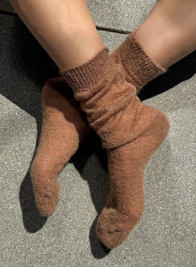 Bas Le Bon Shoppe Mohair Veil - Mocha