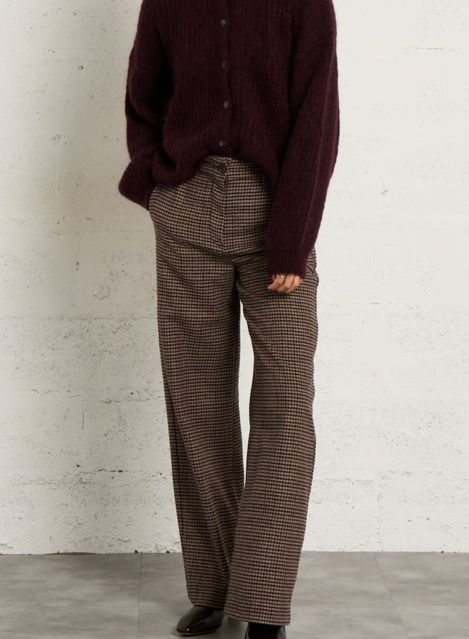 Cardigan Des Petits Hauts Alma moelleux prune