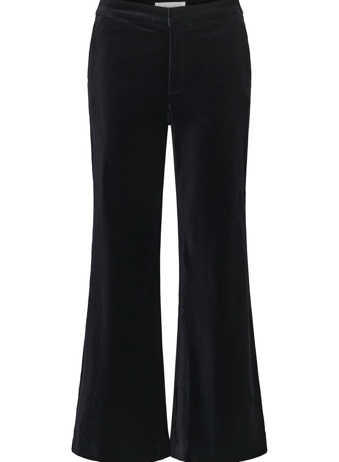 Pantalon Part Two Daimi en velours noir