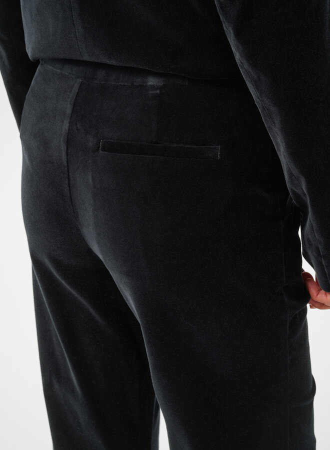 Pantalon Part Two Daimi en velours noir