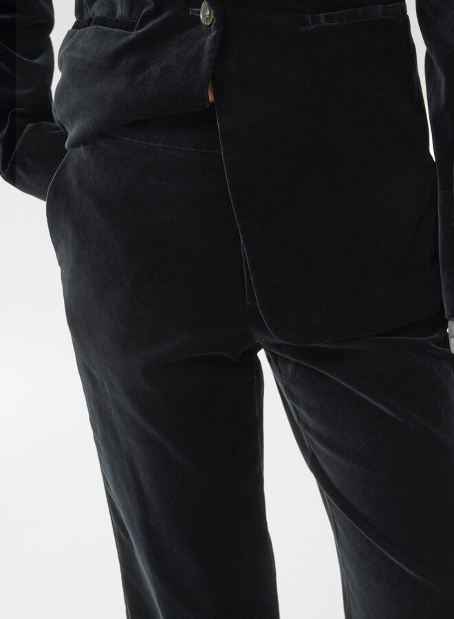 Pantalon Part Two Daimi en velours noir