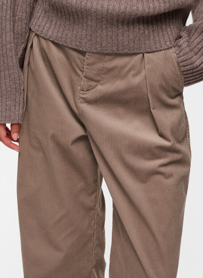 Pantalon InWear Halima en corduroy gris cendre