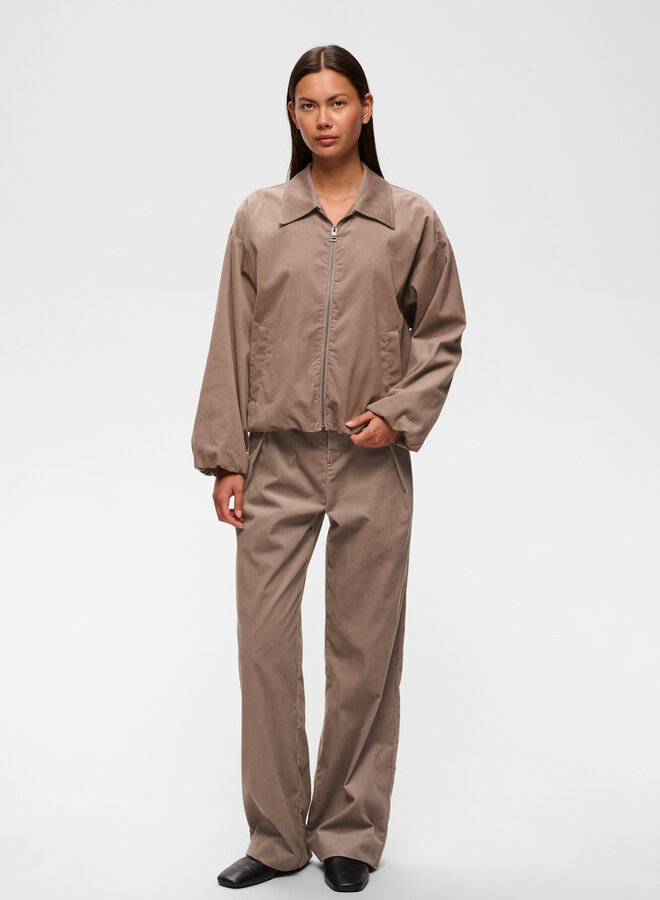 Pantalon InWear Halima en corduroy gris cendre