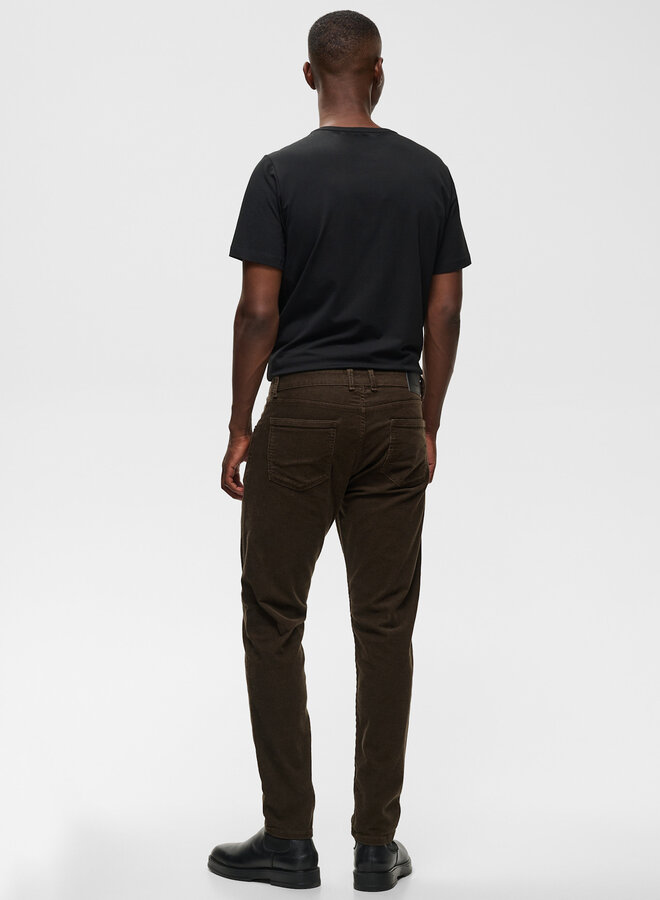 Pantalon Matinique Pete en corduroy brun café