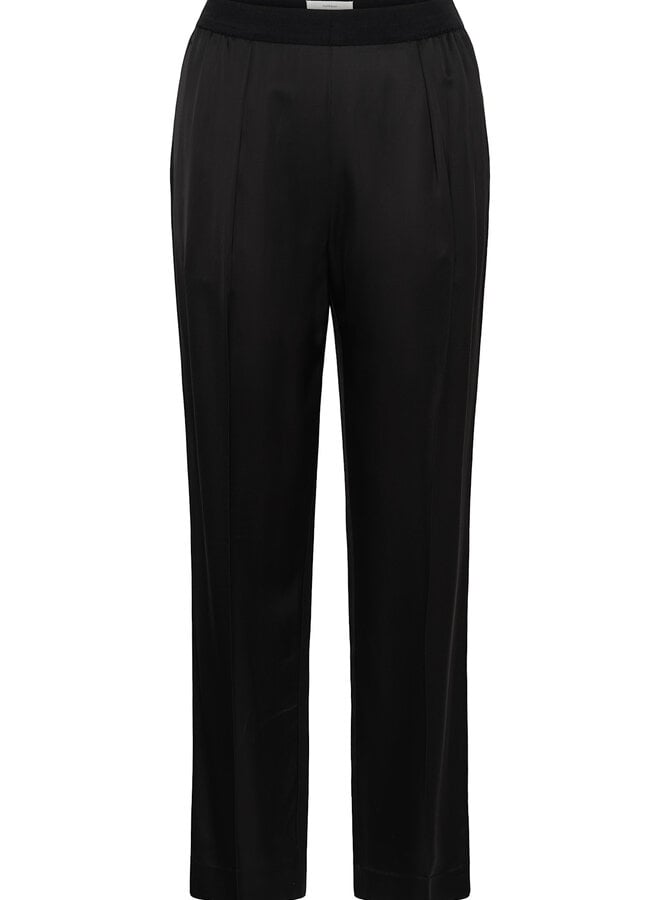 Pantalon InWear Yumah à taille élastique noir
