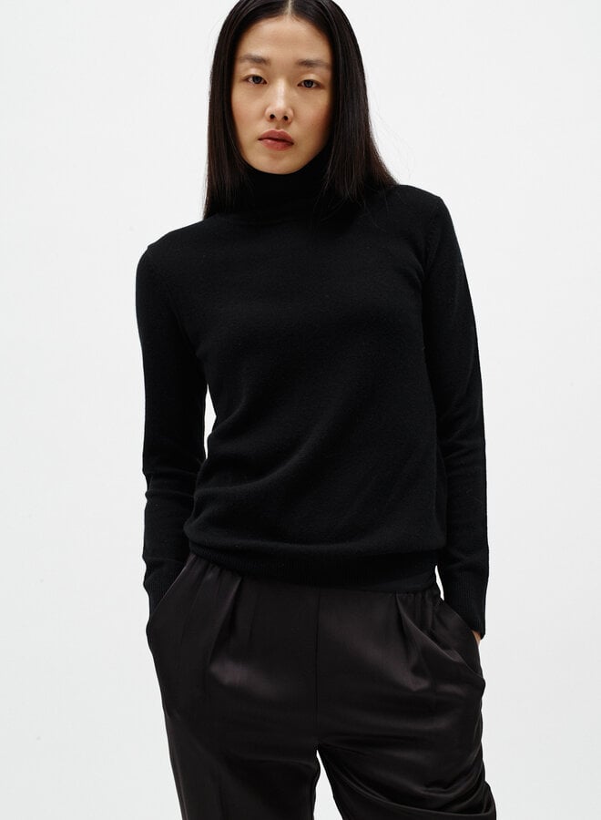 Pantalon InWear Yumah à taille élastique noir