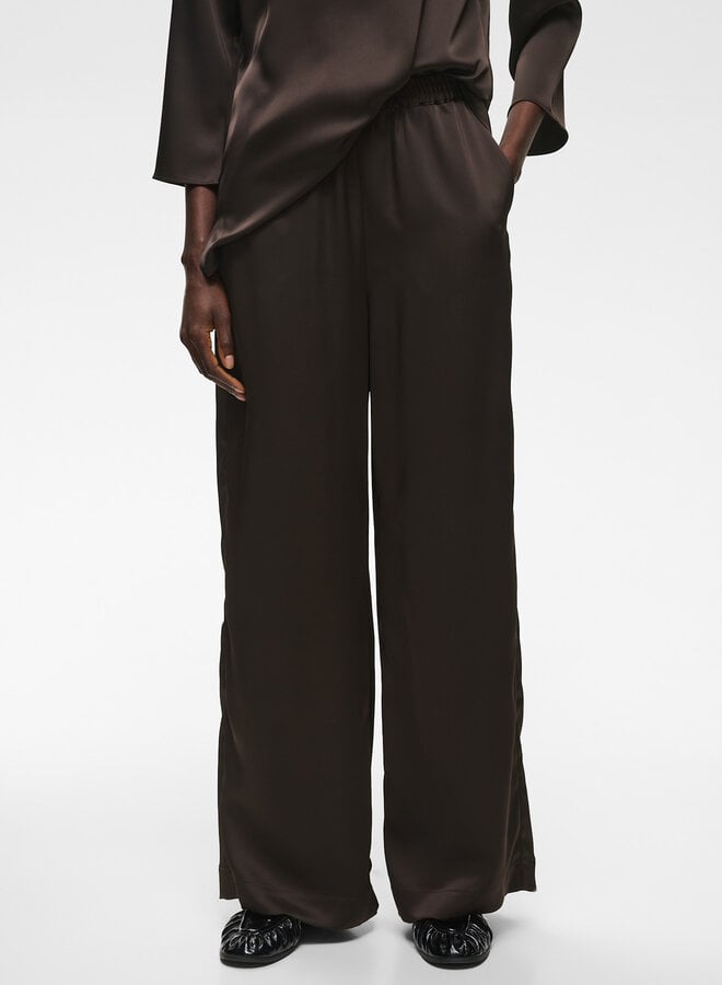 Pantalon InWear Olive satiné brun chocolat