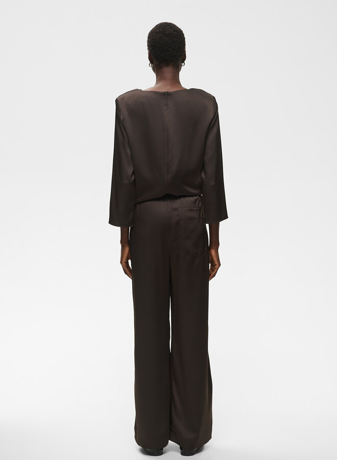 Pantalon InWear Olive satiné brun chocolat