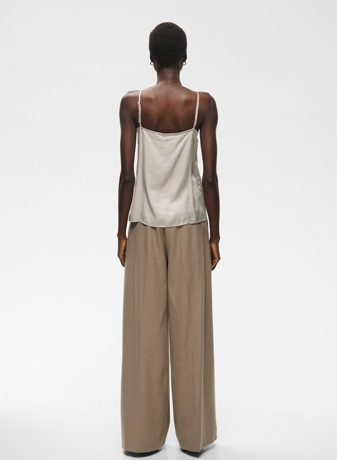 Camisole InWear Orah à bretelles & dentelle beige rosé