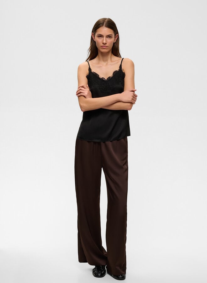 Camisole InWear Orah à bretelles & dentelle noire
