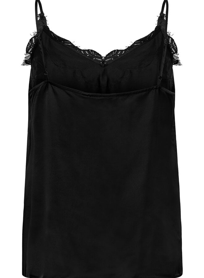 Camisole InWear Orah à bretelles & dentelle noire