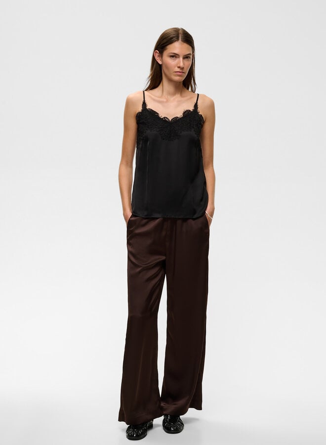 Camisole InWear Orah à bretelles & dentelle noire