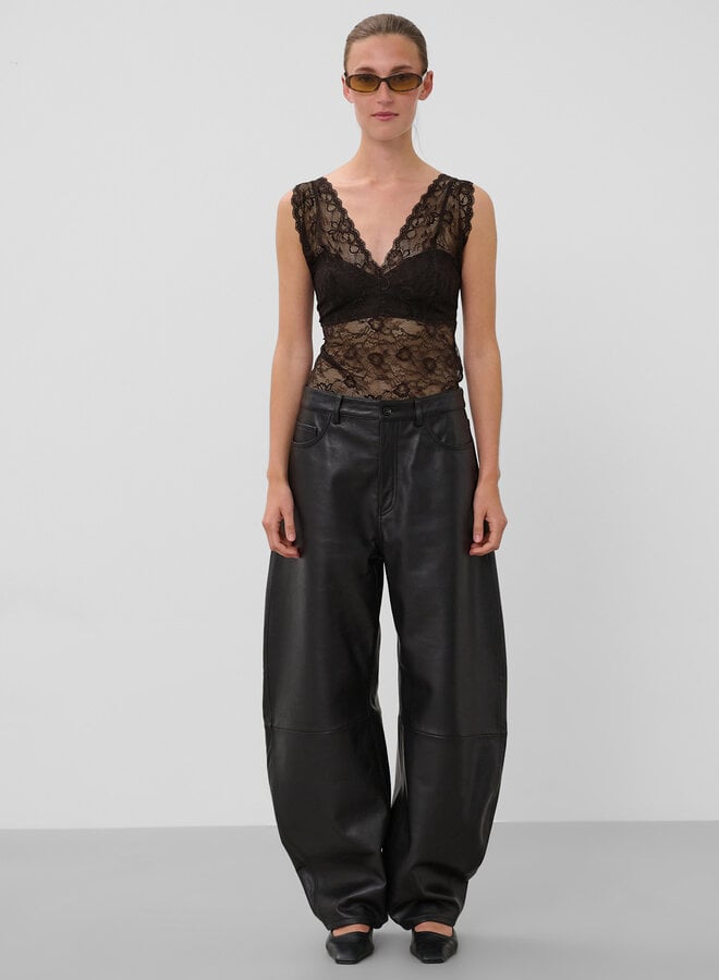 Bustier Soaked Dolly en dentelle brun