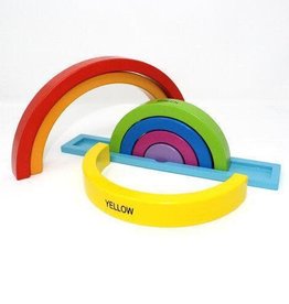 Jack Rabbit Creations Rainbow Wooden Puzzle