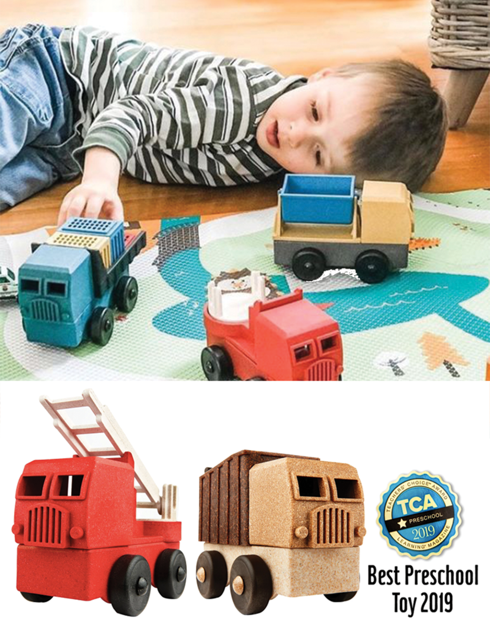 Luke's Toy Factory EcoTruck Dump Truck
