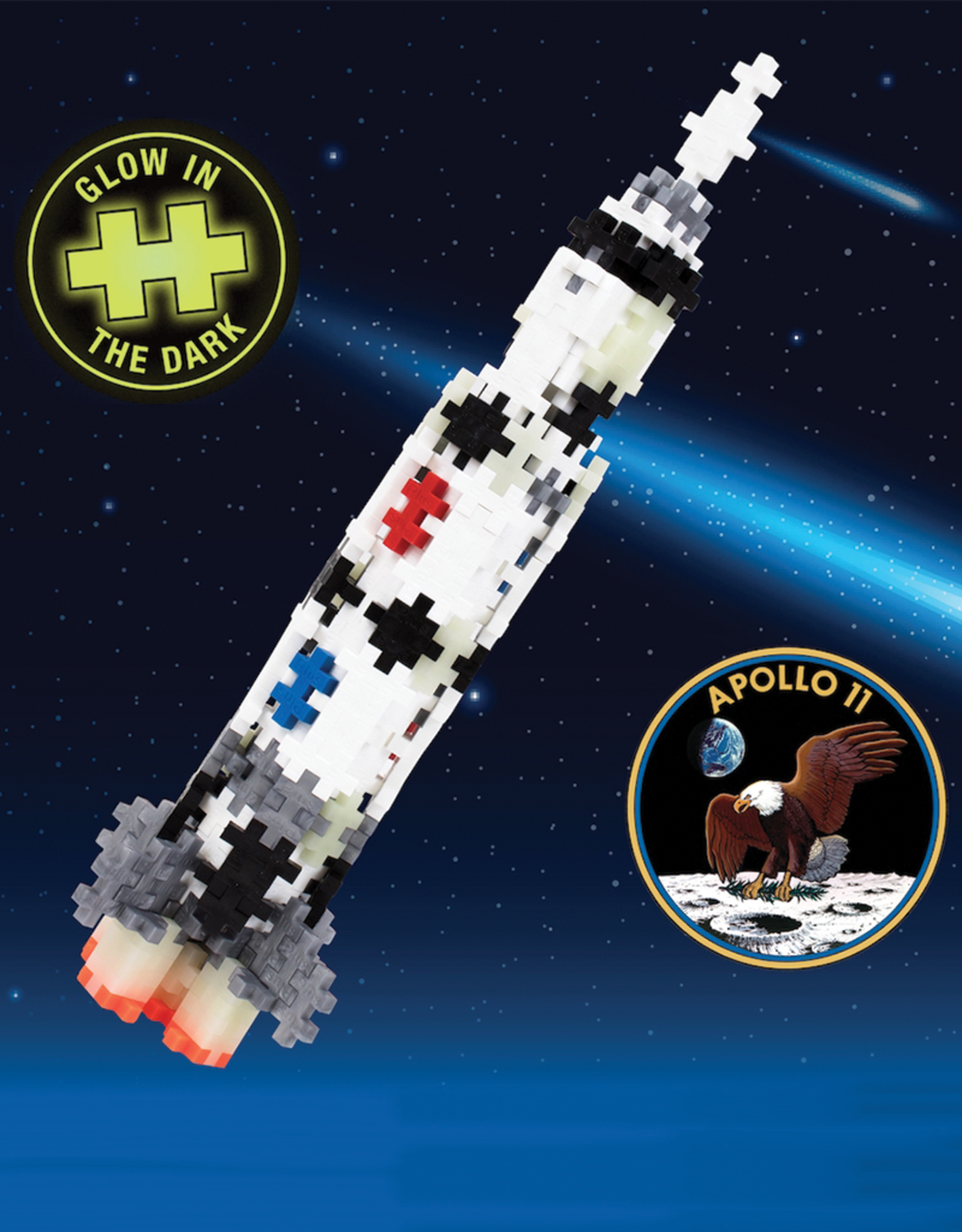 Plus-Plus Plus-Plus Saturn V Rocket, 240 pc Tube