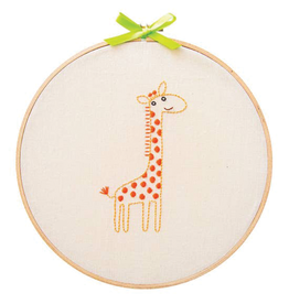 Penguin and Fish Giraffe Embroidery Kit for Beginners