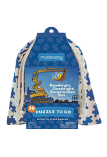 Mudpuppy Goodnight, Goodnight Construction Site Puzzle On the Go