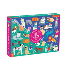 Mudpuppy Cats and Dogs Double-Sided 100-piece Puzzle