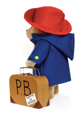 Yottoy Paddington Bear, 16" Doll with Suitcase