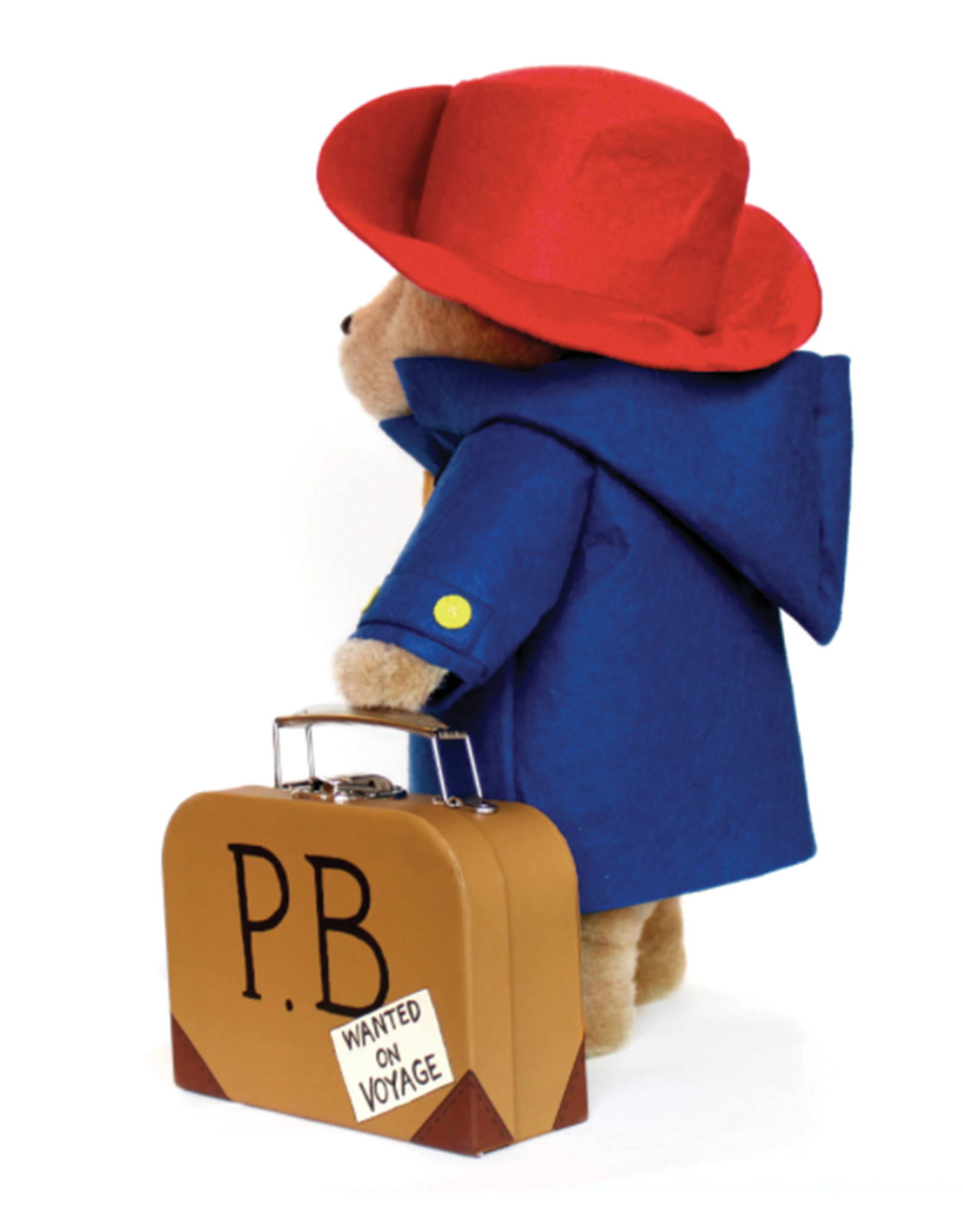 Yottoy Paddington Bear, 16" Doll with Suitcase