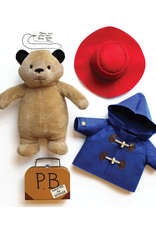 Yottoy Paddington Bear, 16" Doll with Suitcase