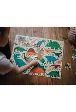 Mudpuppy Dinosaur Dig Double-Sided 100-Piece Puzzle