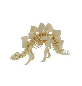 3D Wooden Puzzle:  Stegosaurs