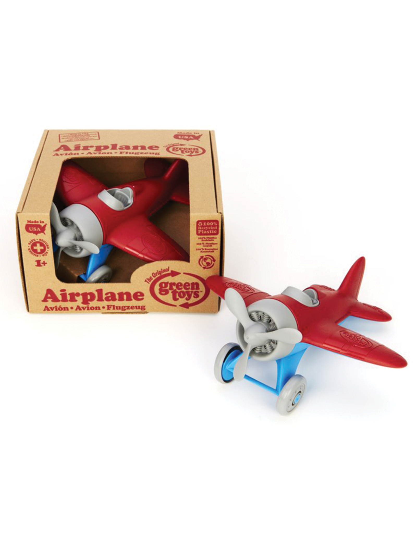 Green Toys Green Toys® Airplane with Red Wings