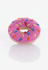 Pebble Pink Donut Rattle