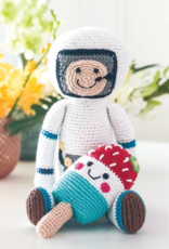 Pebble Astronaut Knitted Rattle