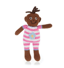 Pebble Baby Doll, Pink Suit