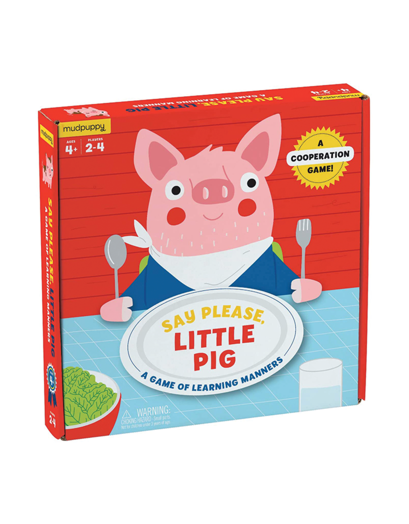 Mudpuppy Say Please, Little Pig Board Game