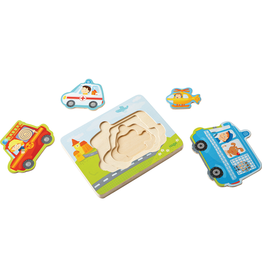 Haba Haba Emergency Call 4-in-1 Wooden Puzzle