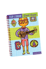 Mudpuppy Flip & Draw Cool Cats:  Draw Your Own Character