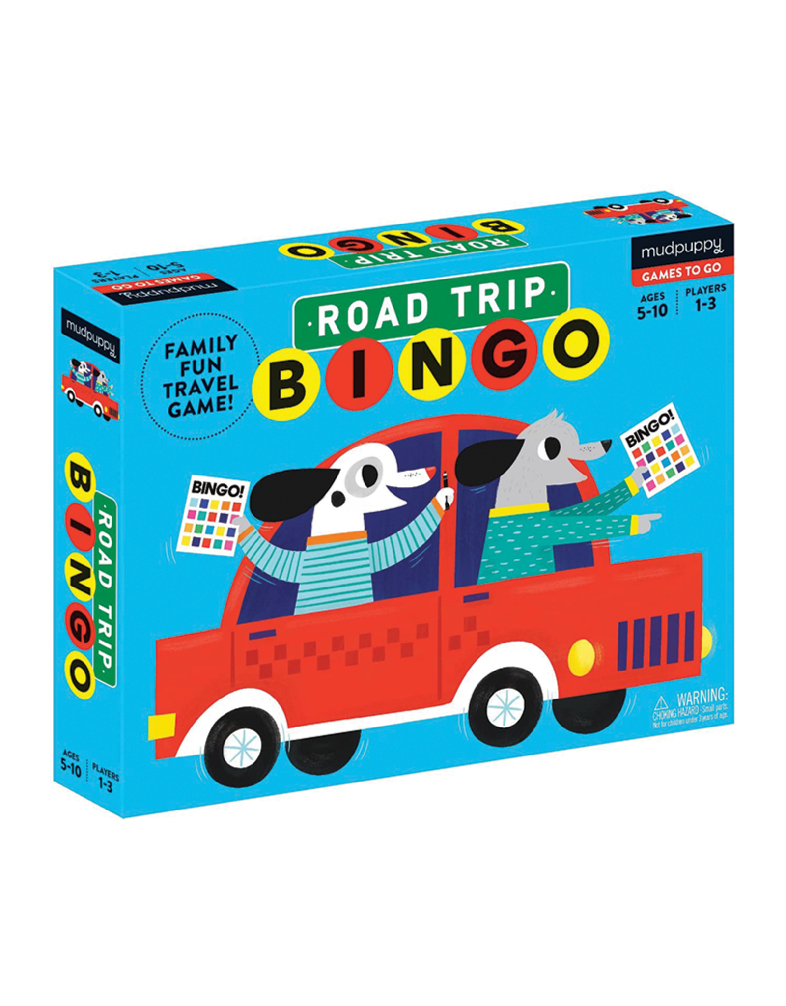 Mudpuppy Road Trip Bingo Game