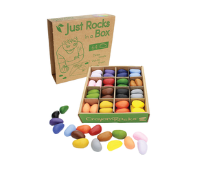 Just Rocks in a Box - 16 Colors 64 Crayons (4 of each color