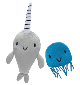 Narwhal and Jelly Finger Puppets