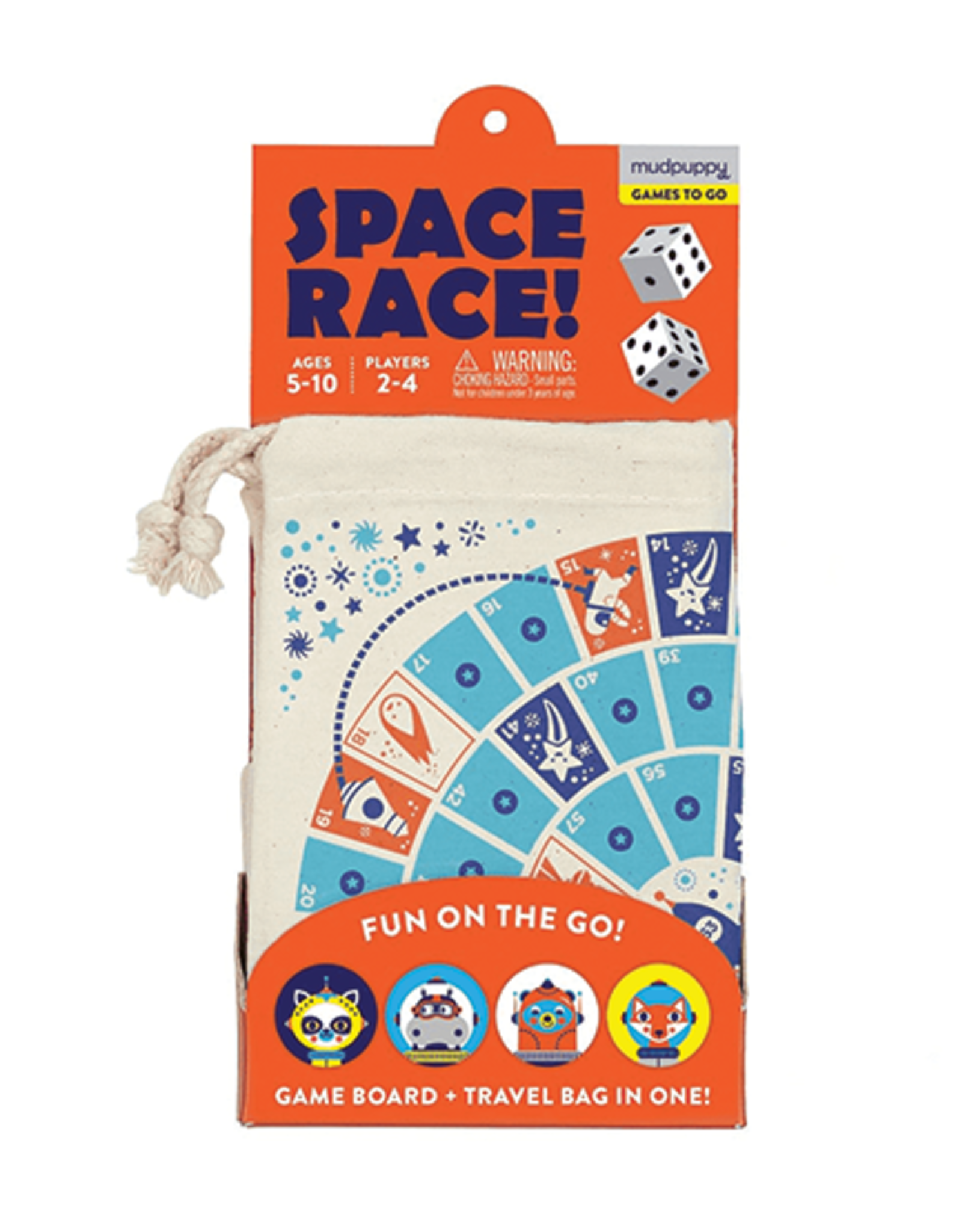 Mudpuppy Space Race! Travel Game