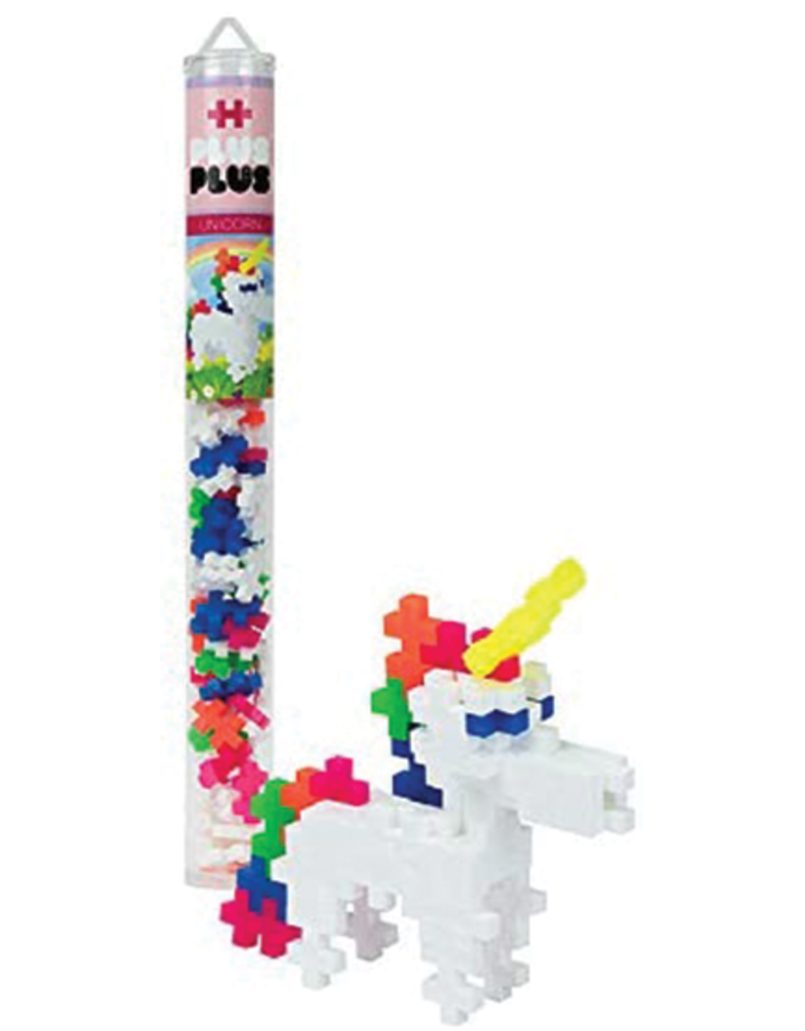 Plus-Plus Plus-Plus Unicorn Tube - 70 Pieces