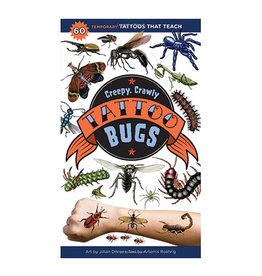 Workman Publishing Creepy, Crawly Tattoo Bugs: 60 Temporary Tattoos That Teach