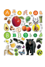 Eyelike Reusable Stickers: Letters Inspired by Nature
