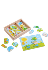 Haba Merry Animal Mix & Match Wooden Puzzle