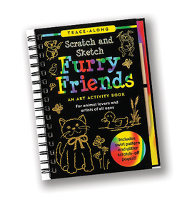 Furry Friends Scratch & Sketch Art Activity Book