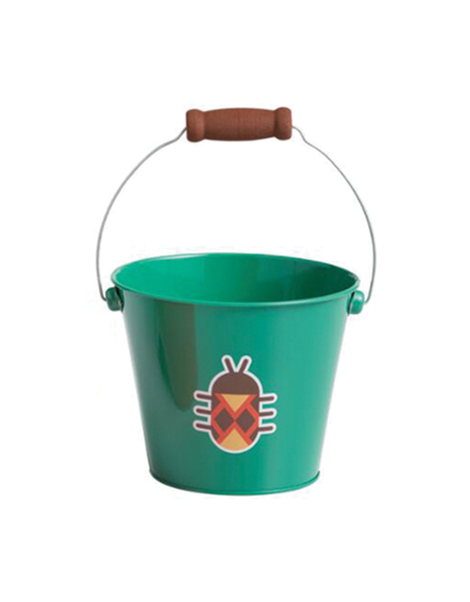 Green Beetle Mini Metal Bucket