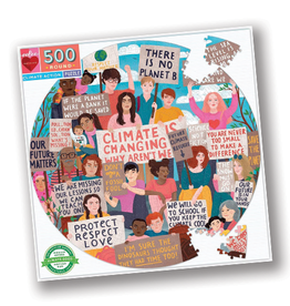 Climate Action 500 Piece Round Puzzle