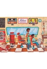 Little Likes Kids Midtown Barber Shop 48 Piece Puzzle by Little Likes Kids
