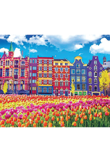 KODAK Premium 1000 Piece Puzzle:  Tulips in Amsterdam