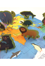 Mudpuppy Animals of the World Puzzle Play Set