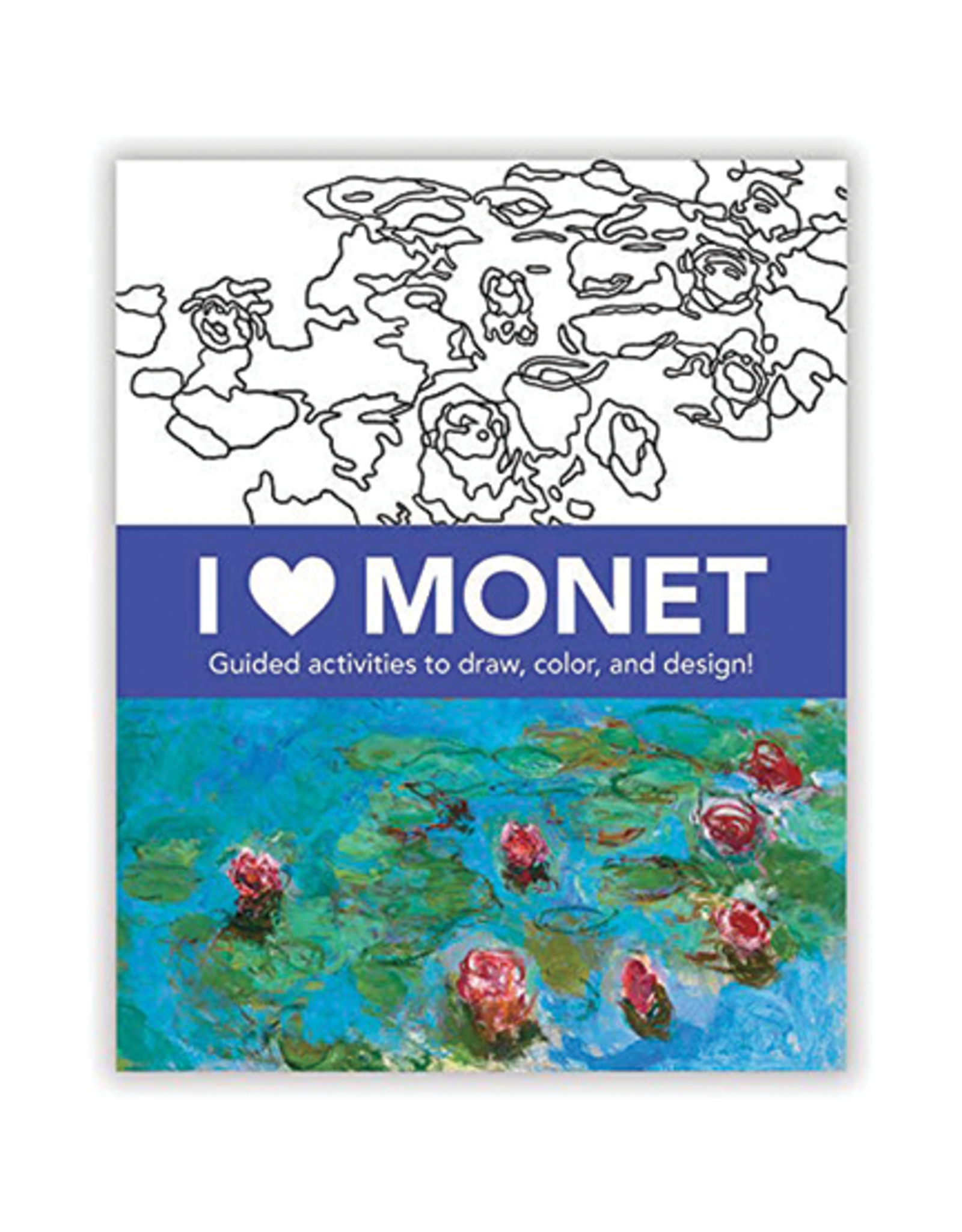 Mudpuppy I Heart Monet, Art Activity Book